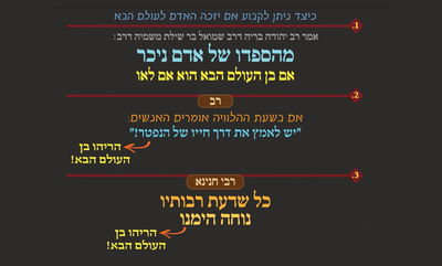 הדף היומי: מסכת שבת, דף קנ"ג • סיכום והמחשה