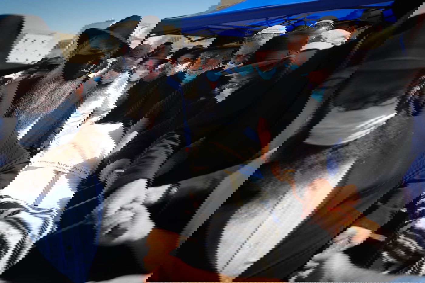 הנגיש את התורה: הגה"ח הרב שטיינזלץ נטמן בהר הזיתים