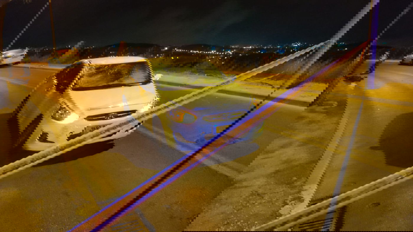 כך נראתה זירת התאונה הקטלנית בירושלים