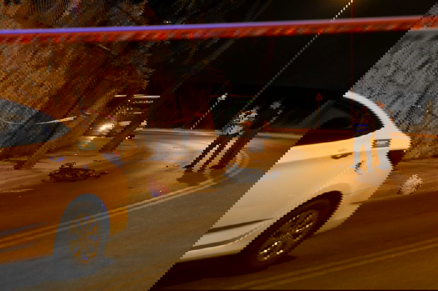 כך נראתה זירת התאונה הקטלנית בירושלים