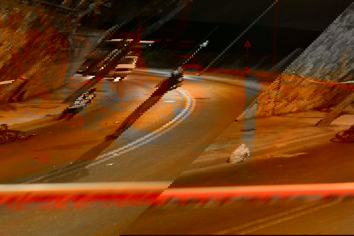 כך נראתה זירת התאונה הקטלנית בירושלים