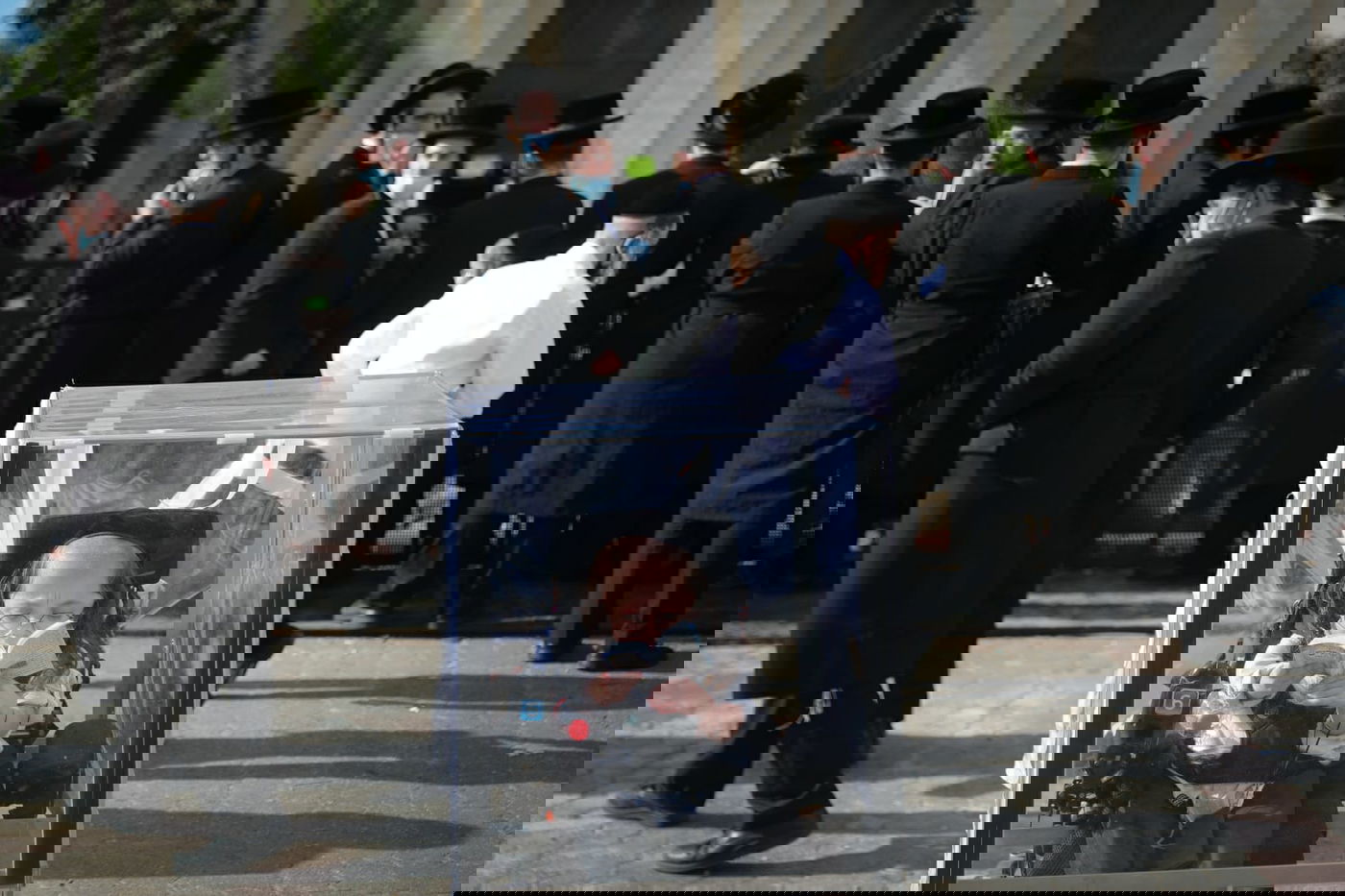 חיזקי טורנהיים בהלוויה