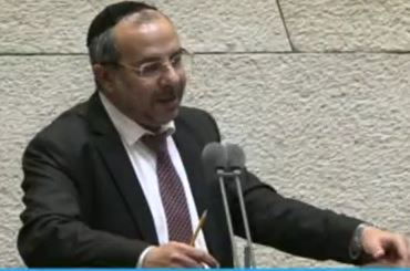השר אביטן במליאה: "כָּאן שָׁפְכוּ בָנַי אֶת דָּמָם"