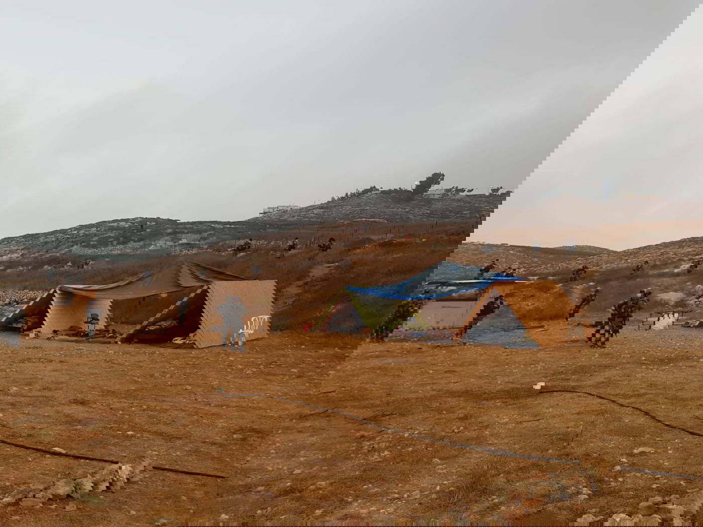 מתיישבים תקפו לוחמי מג"ב באבנים ובקבוקי צבע