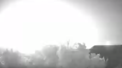 ממצלמות האבטחה: תיעוד היירוט בשדרות