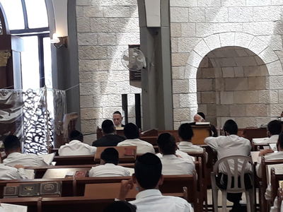 הגר"ש במסירת השיעור