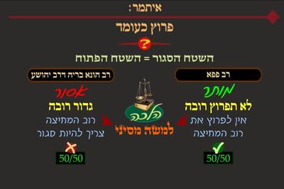 הדף היומי: מסכת עירובין, דף ט"ו • סיכום והמחשה