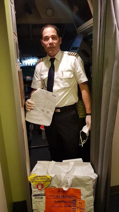 אחד מהטייסים שנרתמו לסייע