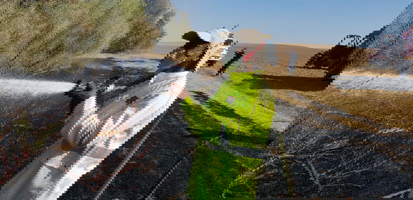 גם היום: עשרות שריפות מבלוני התבערה