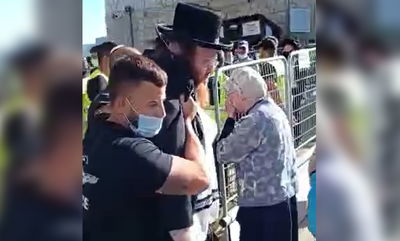 למרות ה'פטור ממסכה'; הבחור נעצר במירון וחטף מכות