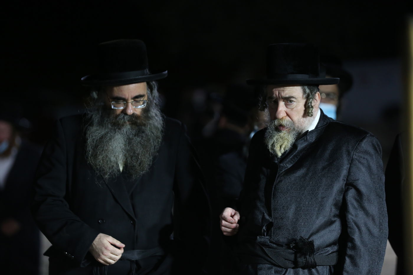 הרבי מרחמסטריווקא השתתף בהלוויית הגלמוד מצפת