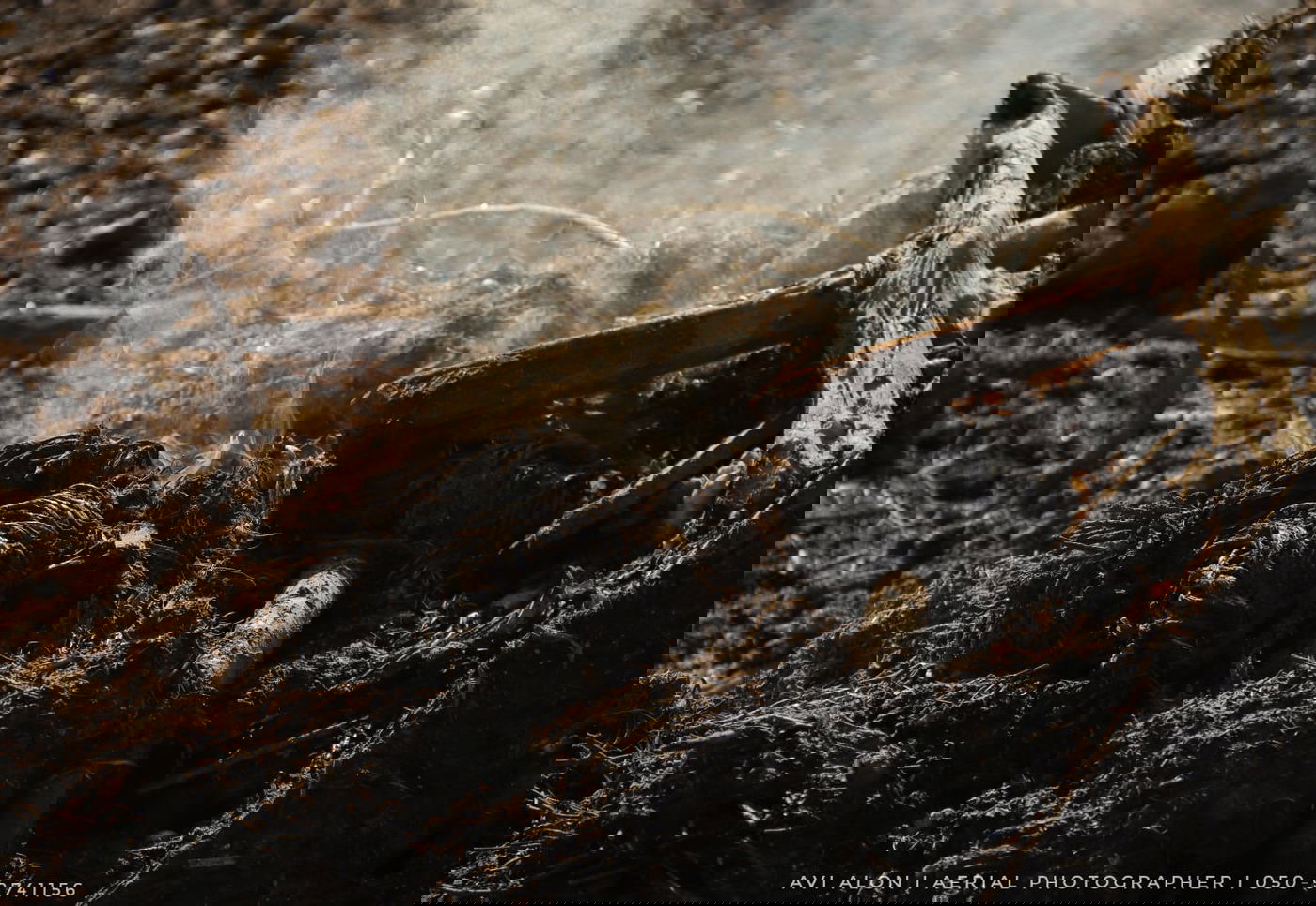 תיעוד מהאוויר: הנזק שנגרם מבלוני תבערה