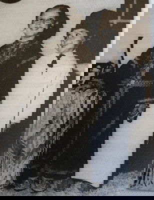 חתן וכלה בפאס. הילדה רחל בת אנט (חנה) מפאס ומאיר תרג'מן מארפוד