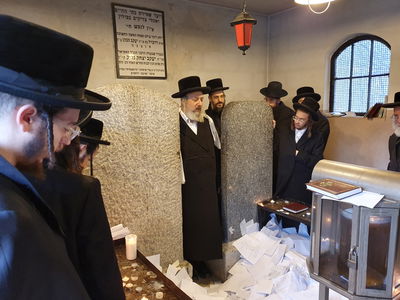 ציון רבי צבי הירש מרימינוב זי"ע בפולין, ארכיון