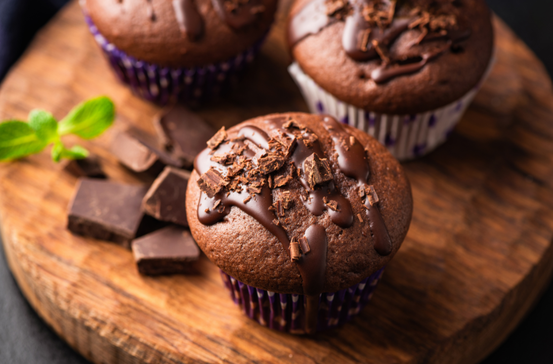 מאפינס מוקה ושוקולד צ'יפס מפנקים