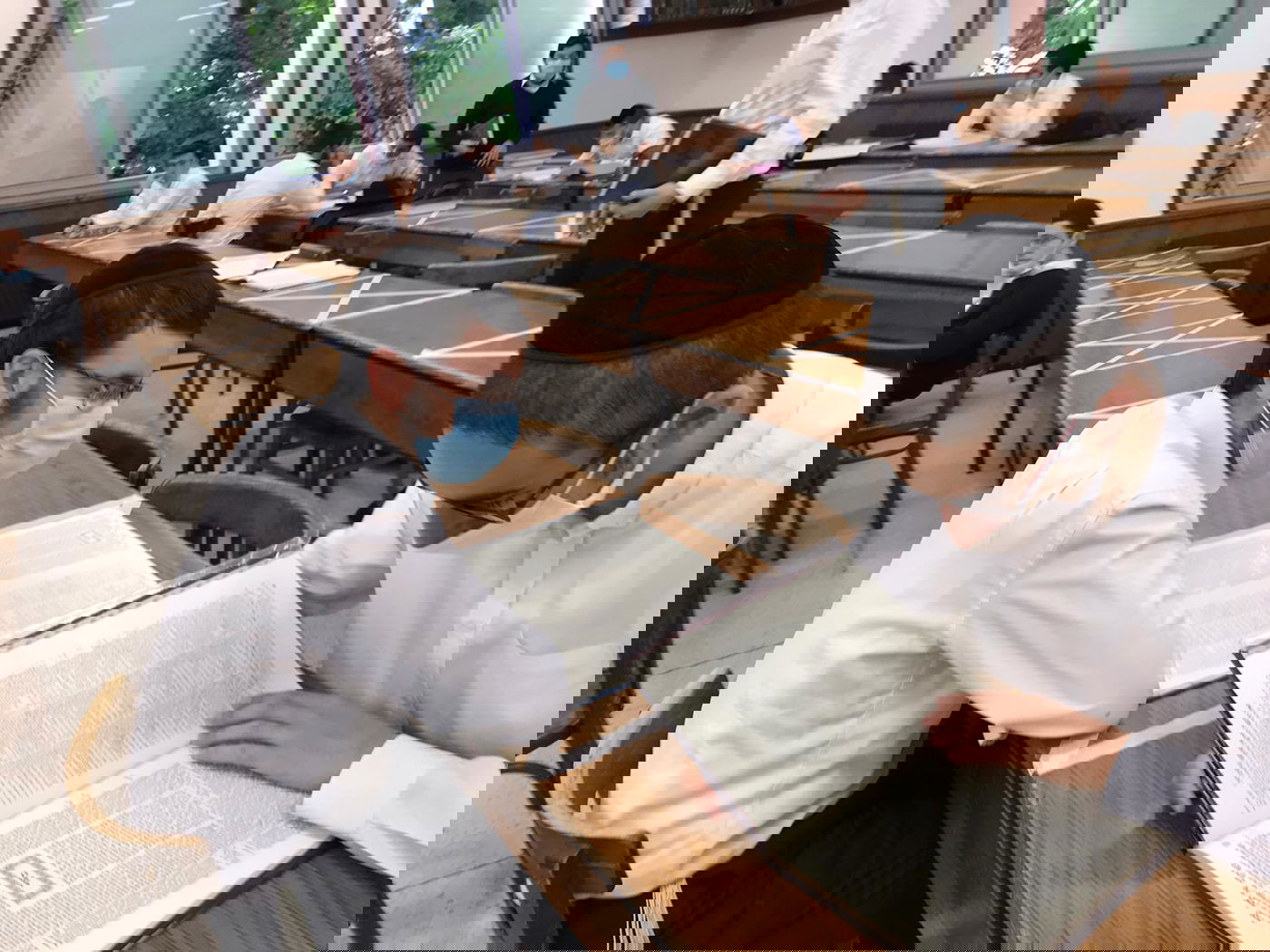 ראשי הישיבות חיזקו את בחורי ישיבות שנשארו בצרפת