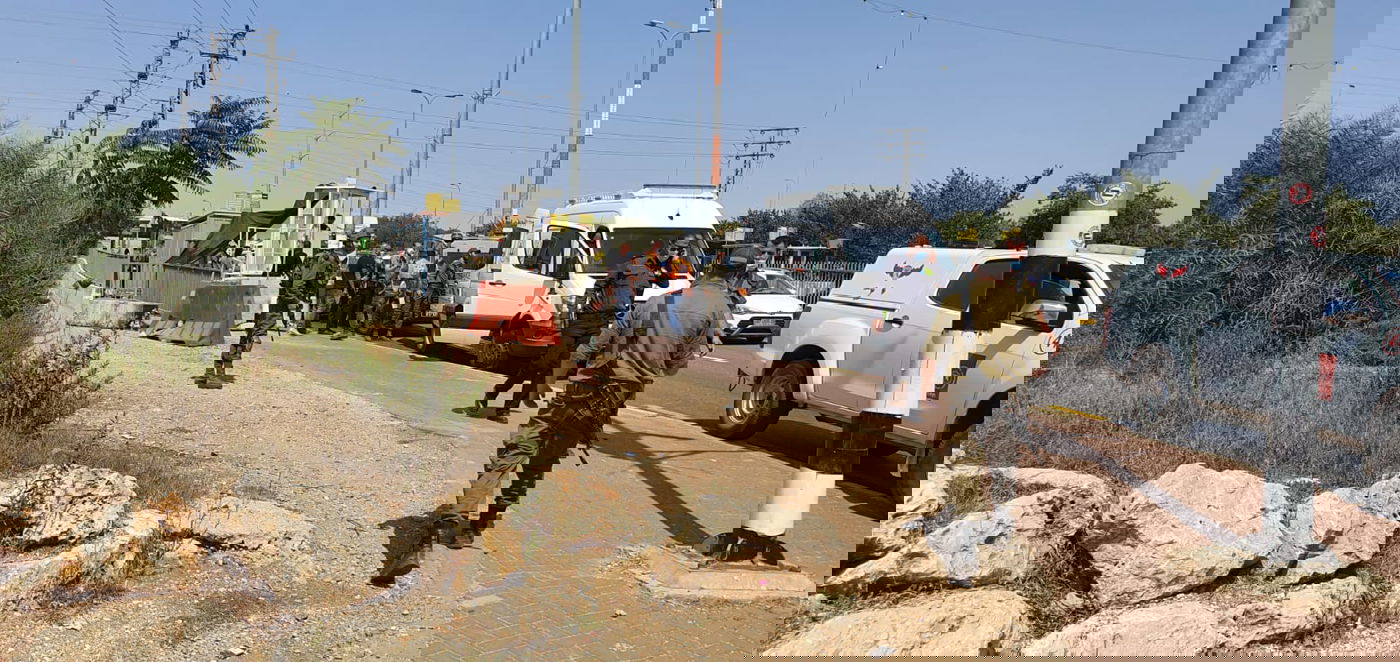 עם מסכה שחורה: ניסה לדקור חיילים, ונמלט