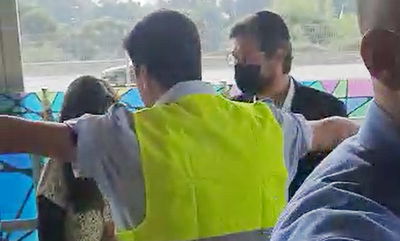 מסעיר את הרשת: מי מנע מהחרדים לעלות לרכבת? • צפו