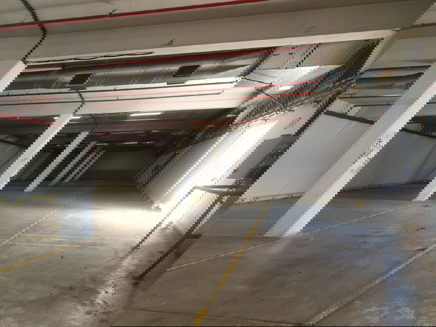 החלל היה מחסן ריק בגודל 2000 מ"ר והתחלתי לעצב אותו מאפס