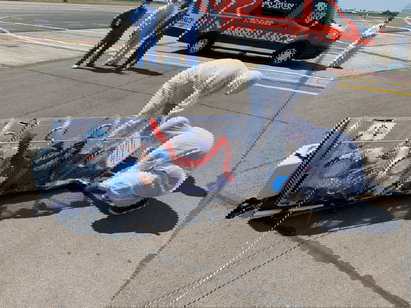 בתוך קפסולה: הרב הוטס ארצה, עם קורונה