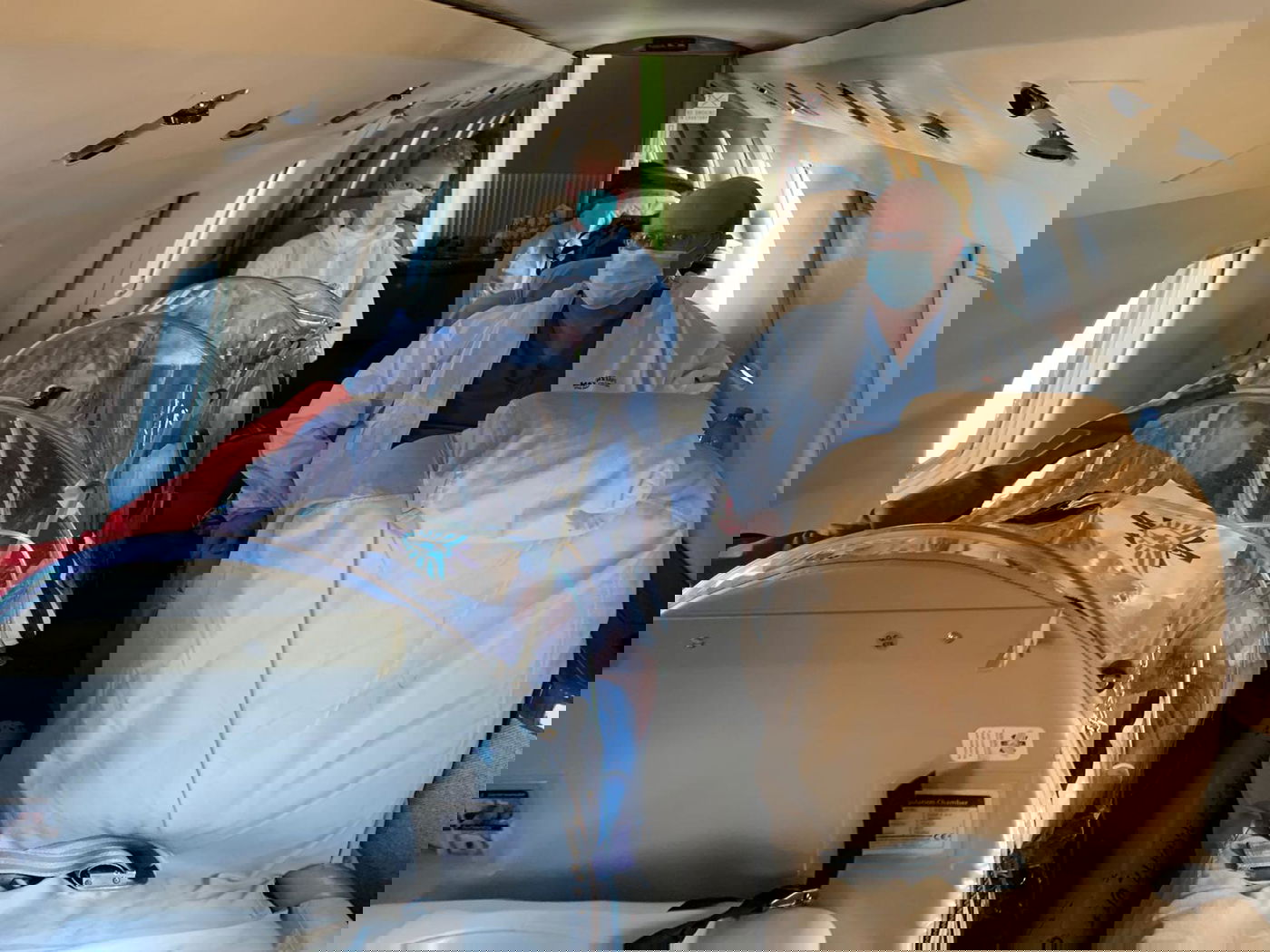 בתוך קפסולה: הרב הוטס ארצה, עם קורונה