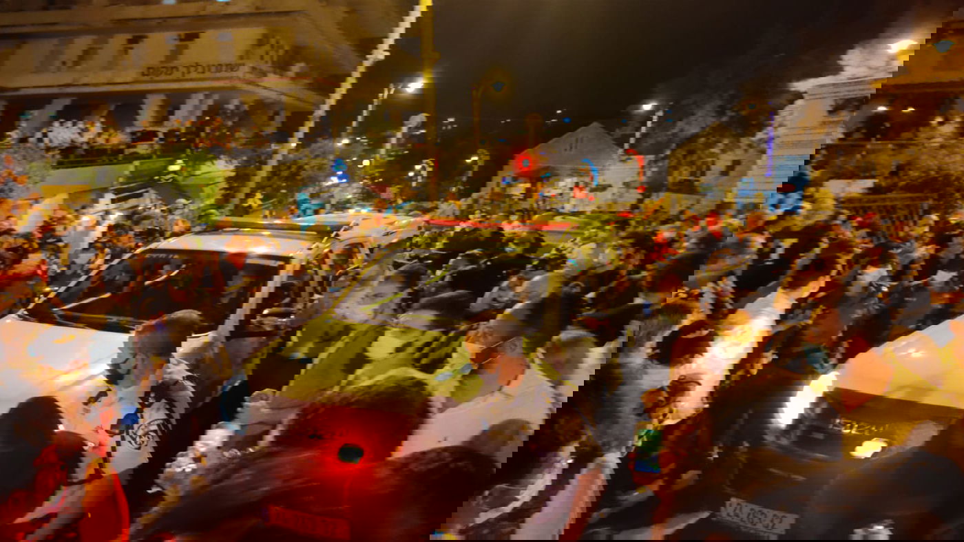 הפגנת השמאל: אלפי משתתפים ו-9 עצורים