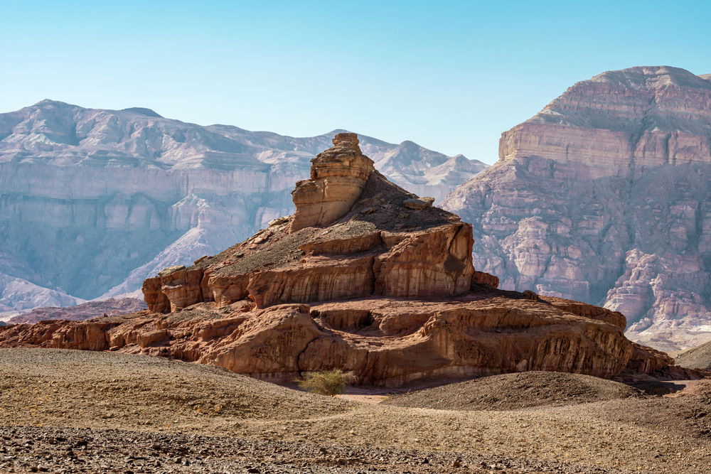 נוף מרהיב בפארק תמנע ליד אילת