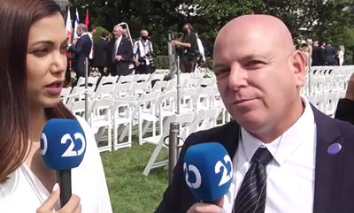 בועז גולן בירך "שהחיינו" על מדשאות הבית הלבן