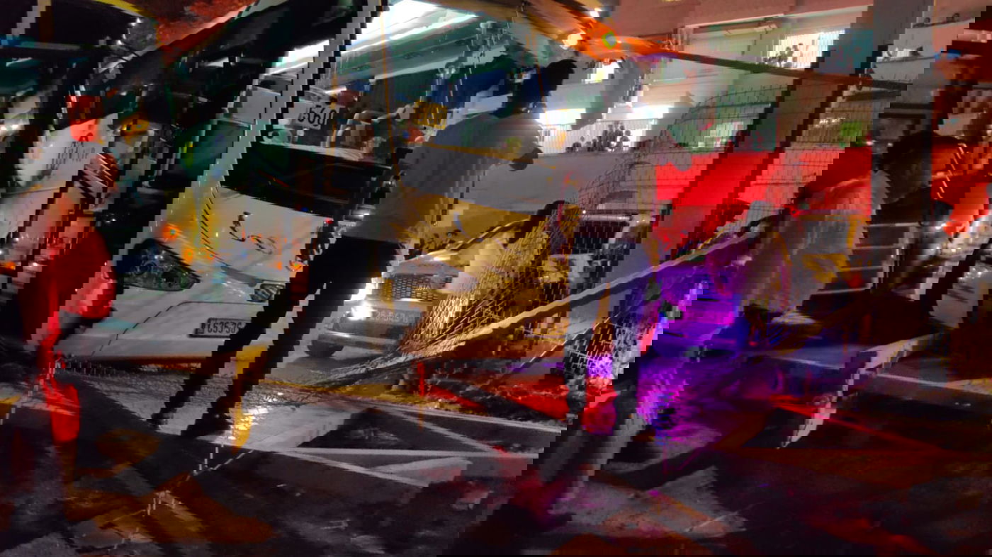 נס: האוטובוס נכנס לתחנה עמוסה באברכים