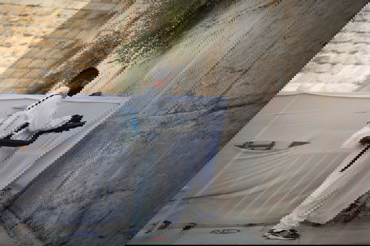 בצל ה'קורונה': הכותל המערבי עבר ניקוי וחיטוי • צפו