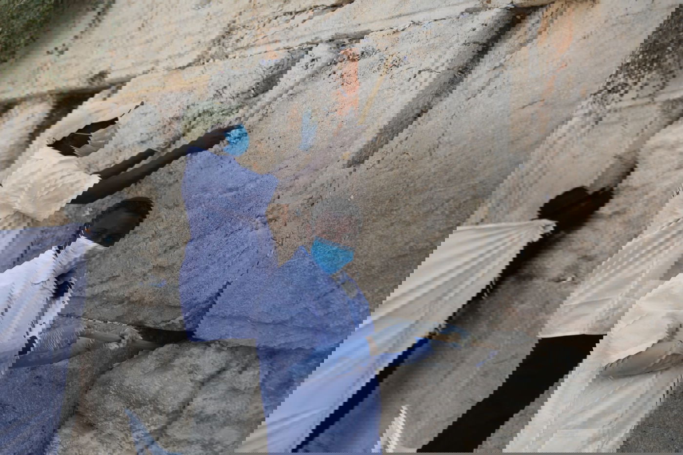 בצל ה'קורונה': הכותל המערבי עבר ניקוי וחיטוי • צפו