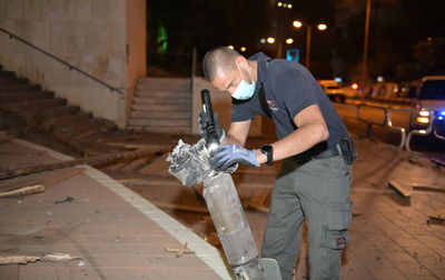 זירת הנפילה באשדוד