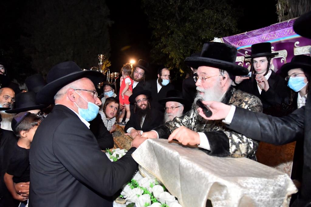 בראשות הרבי ממישקולץ: בעמנואל נערך פדיון פטר חמור