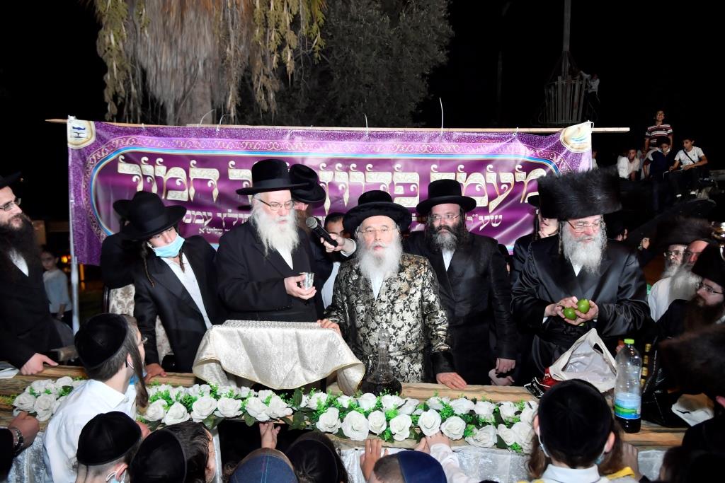 בראשות הרבי ממישקולץ: בעמנואל נערך פדיון פטר חמור