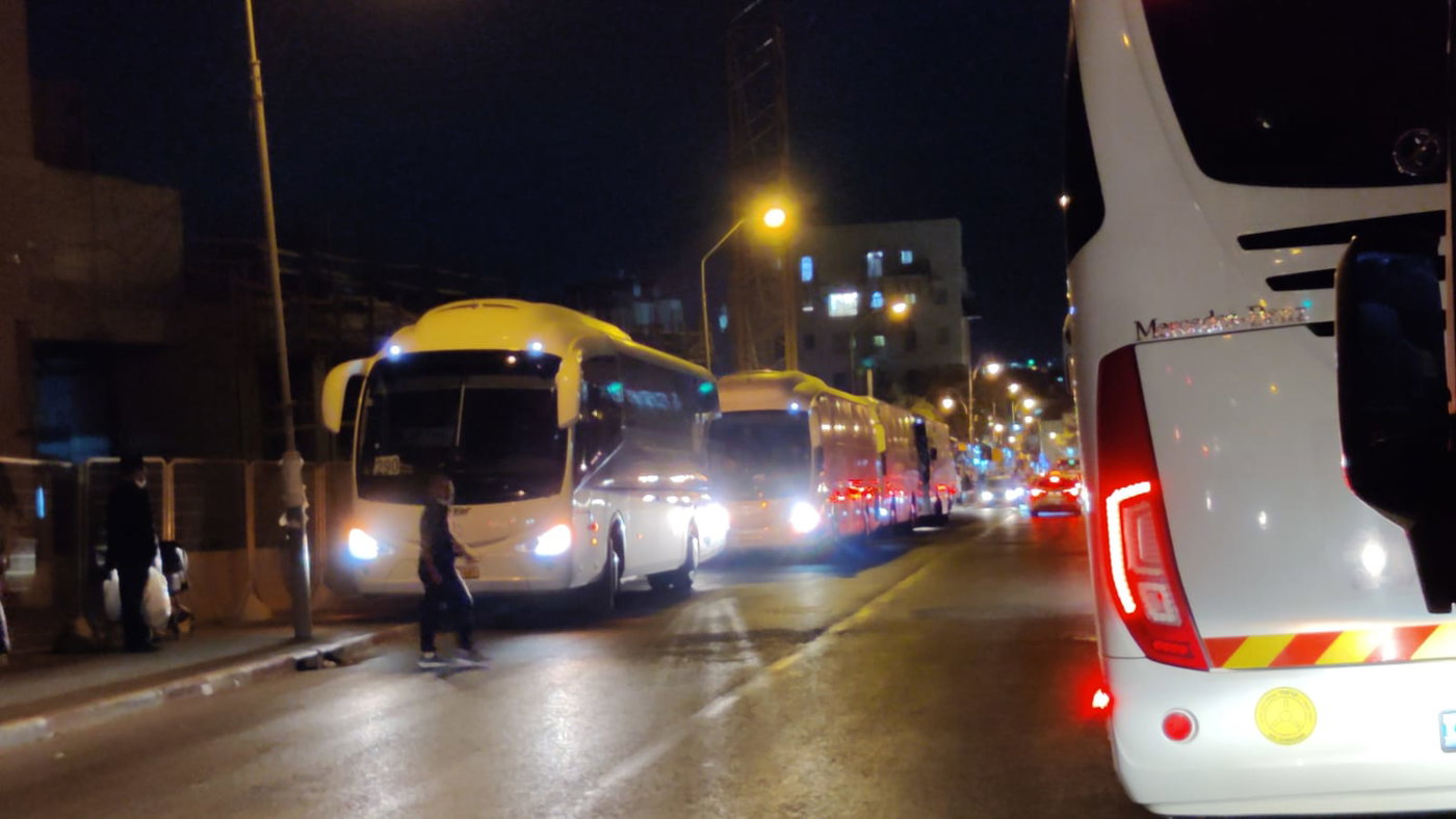 הפגנות החרדים: עצור בבני ברק, אוטובוסים בירושלים