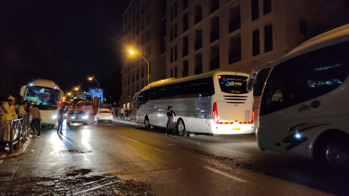 הפגנות החרדים: עצור בבני ברק, אוטובוסים בירושלים