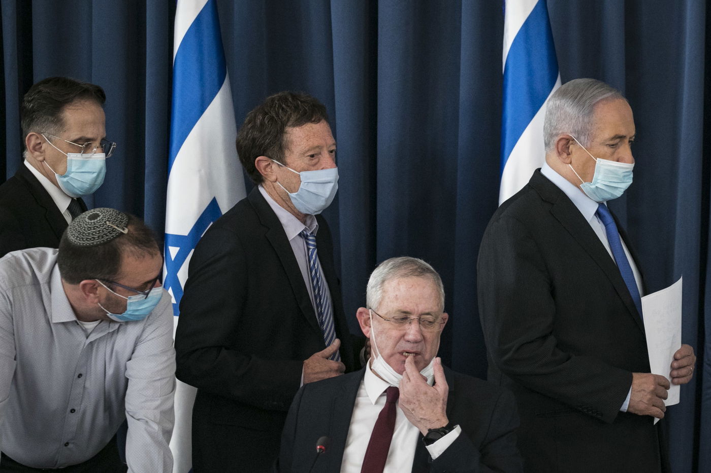 נתניהו וגנץ