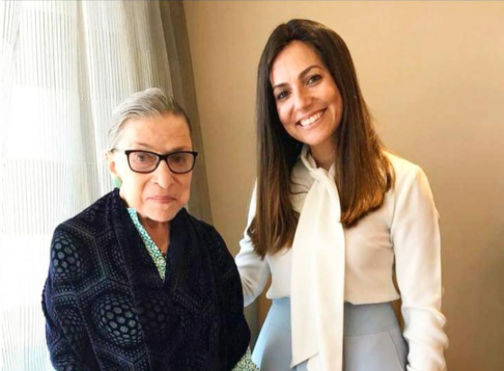 השופטת רות ביידר גינסבורג ועו"ד רבקה שוורץ