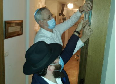 גנץ והשליח הרב נחום כהן