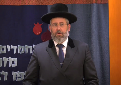 מיוחד: הרב הראשי בדרשת שבת שובה. צפו