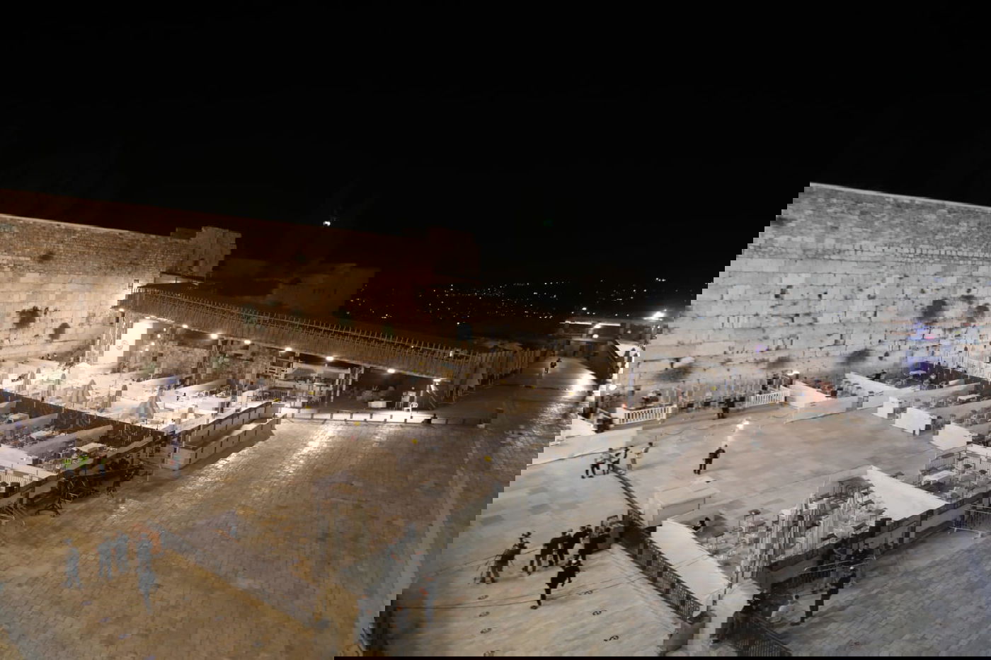 תמונות היסטוריות: ערב כיפור, הכותל ריק