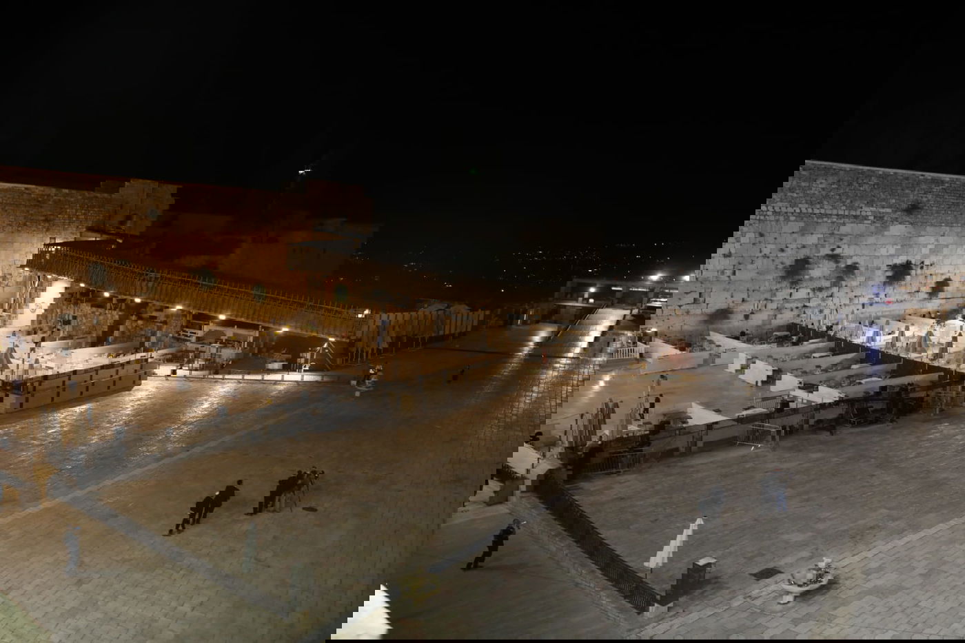 תמונות היסטוריות: ערב כיפור, הכותל ריק