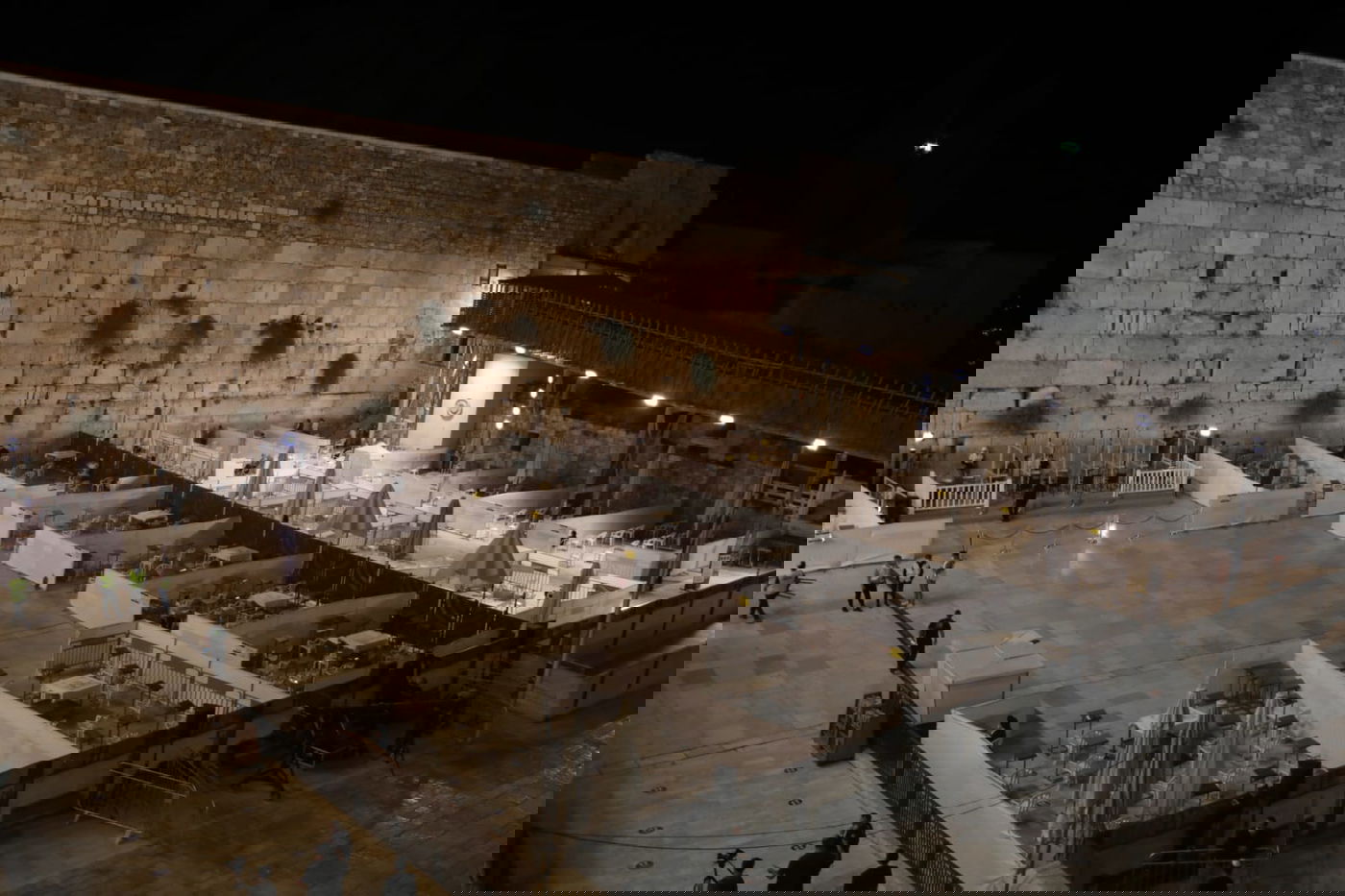 תמונות היסטוריות: ערב כיפור, הכותל ריק