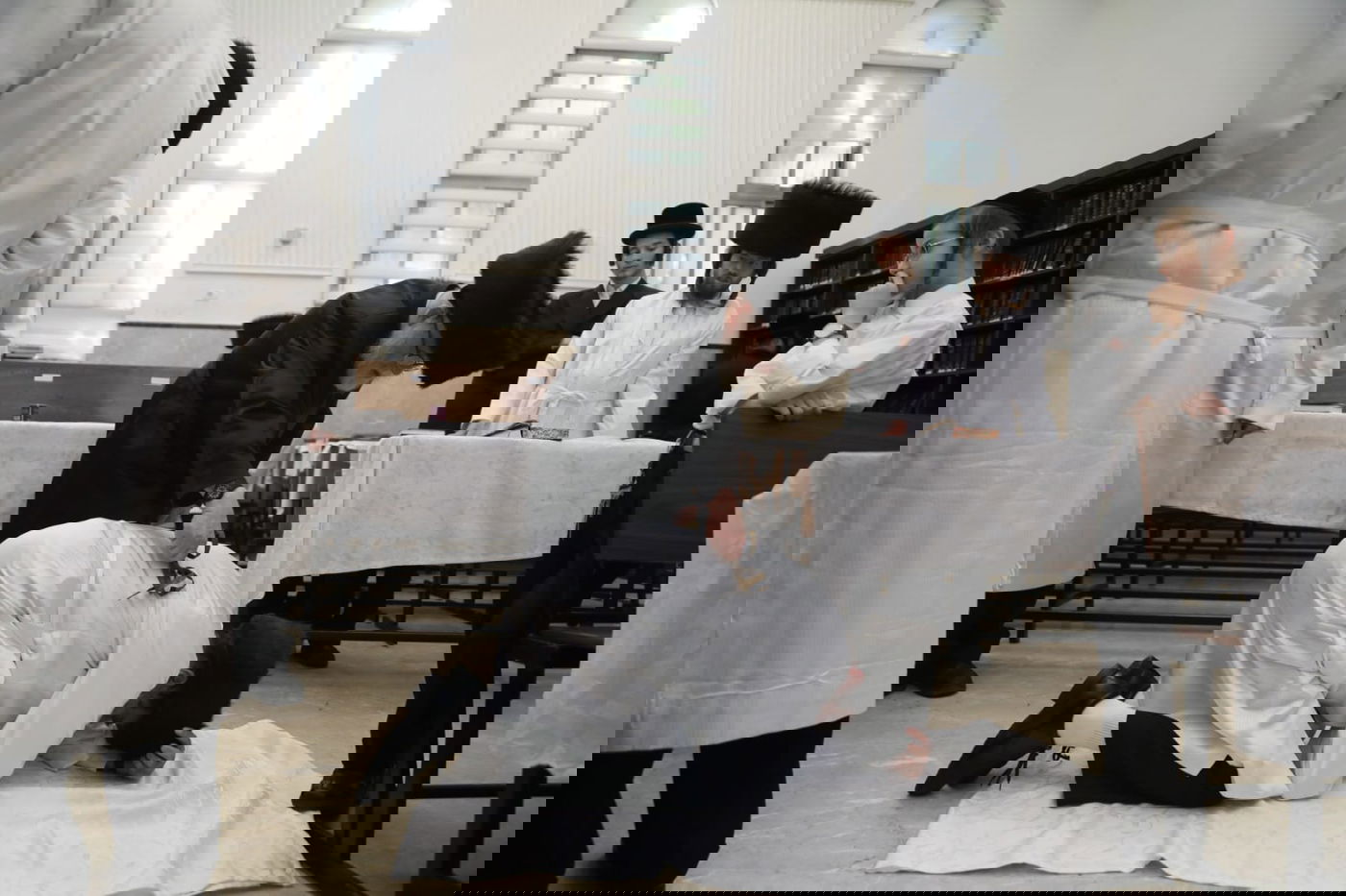 תיעוד: מנהג ה'מלקות' בחצר זוועהיל. צפו