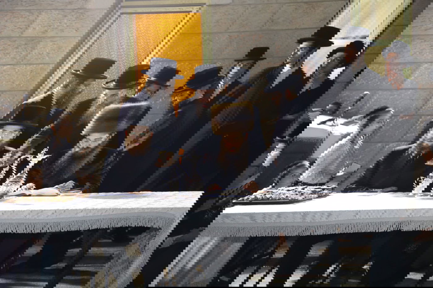 'כפרות', 'תשליך' וסליחות בחצר הקודש סאדיגורה בירושלים