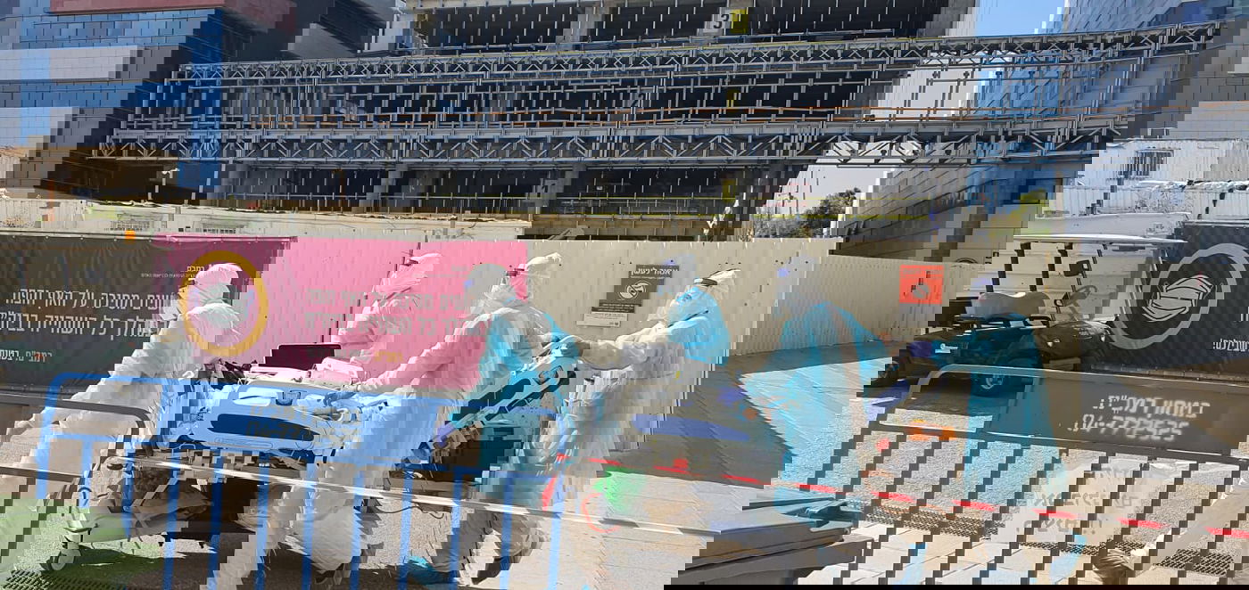 העברת חולים למחלקה התת קרקעית ברמב"ם