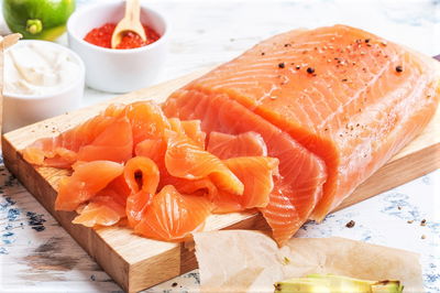 סלמון כבוש - גרבלקס - תוצרת בית