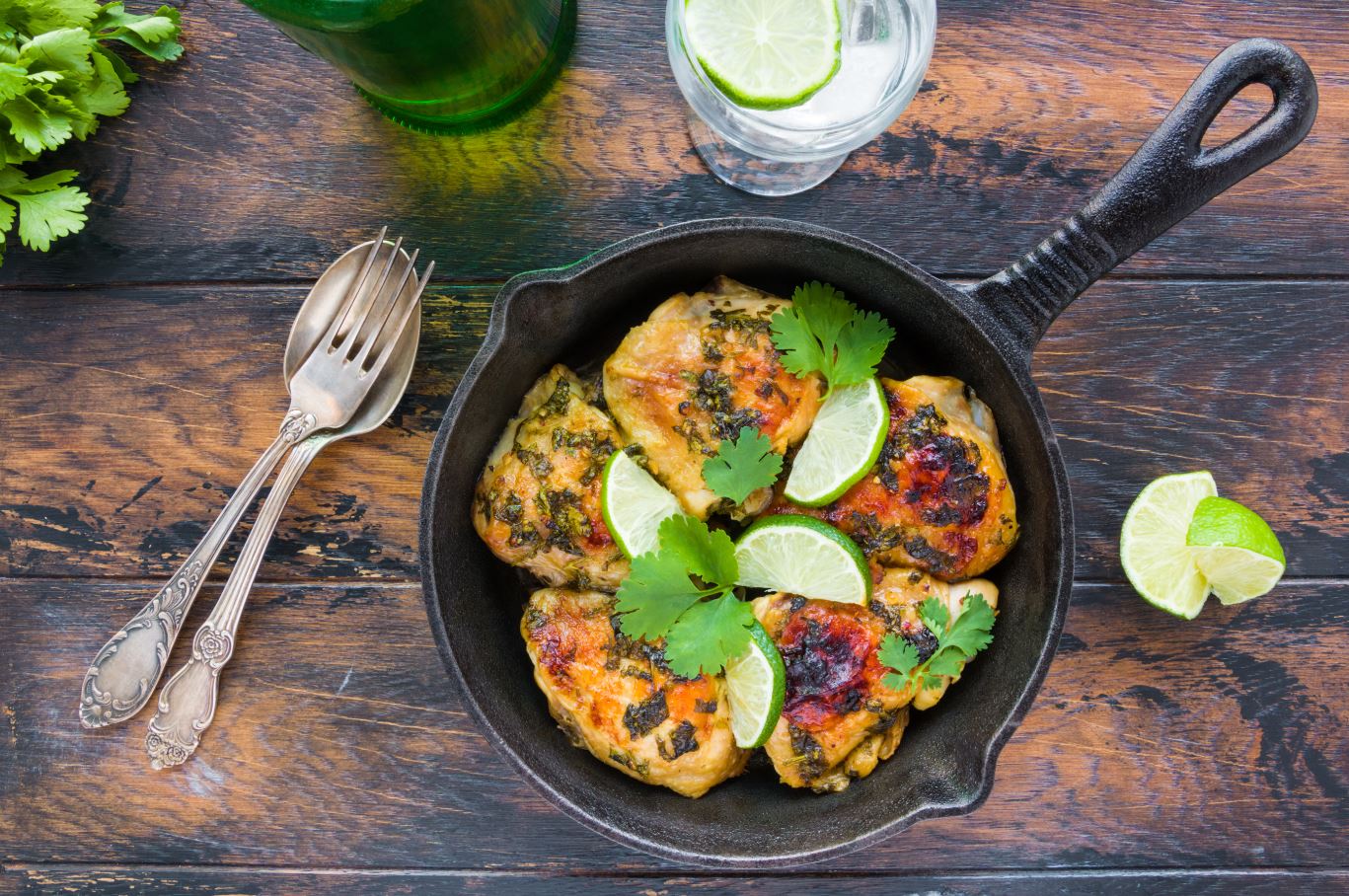 מתכון לעוף צרוב בלימון וכוסברה