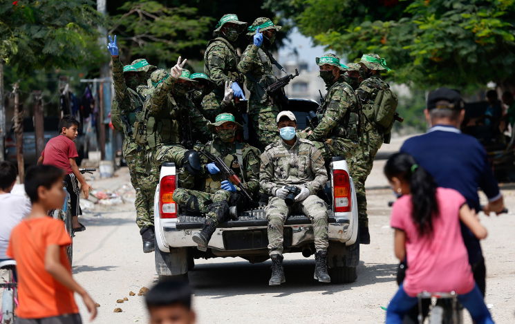 לוחמי חמאס בעזה