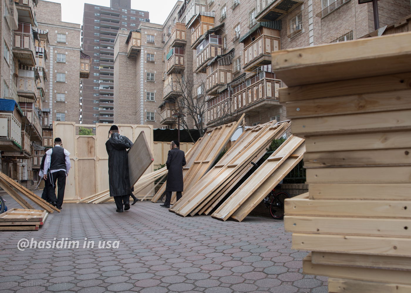 מרהיב: כך נערכים בויליאמסבורג לחג סוכות